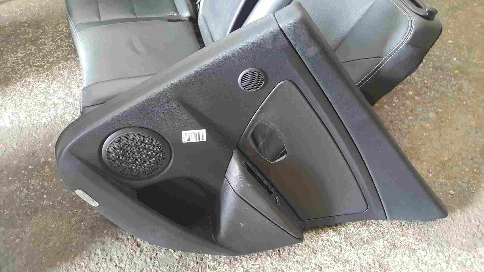 Thumb 11 Renault Megane MK3 2008-2016 Black Leather Interior Set Chairs Cards Seats 5dr