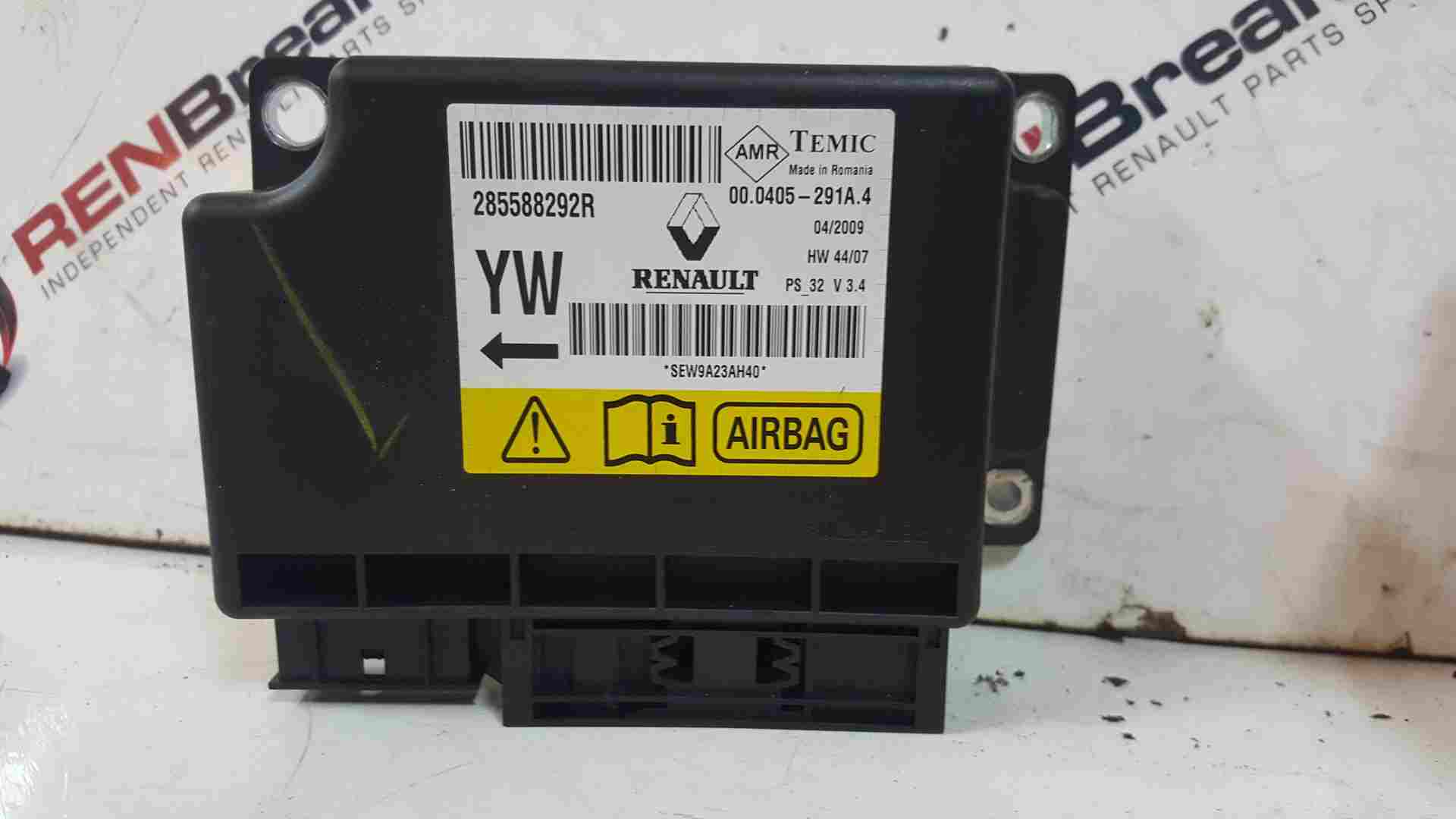 Thumb 2 Renault Megane MK3 2010-2016 AIR Bag ECU Computer Module 285588292r