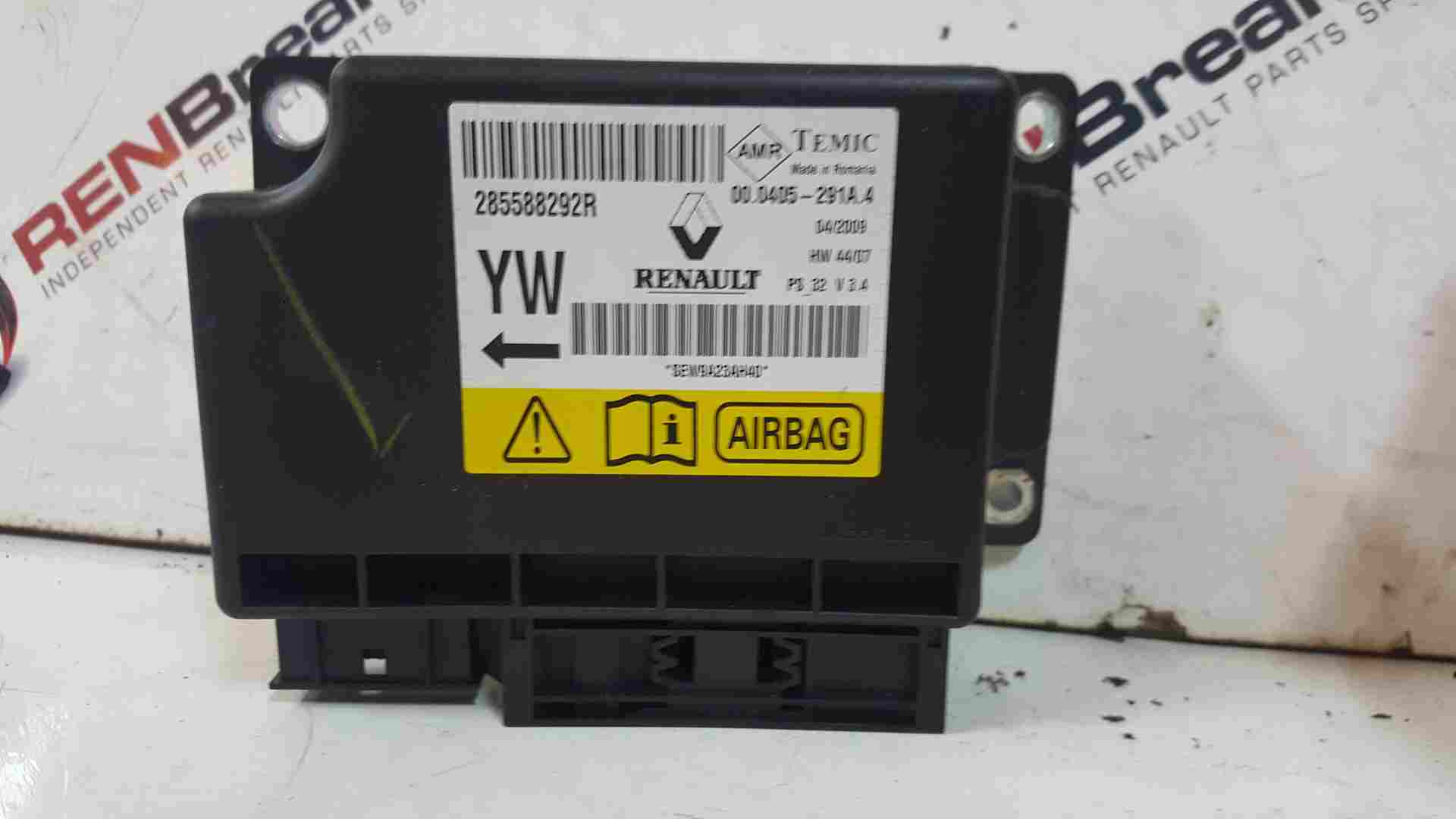 Renault Megane MK3 2010-2016 AIR Bag ECU Computer Module 285588292r