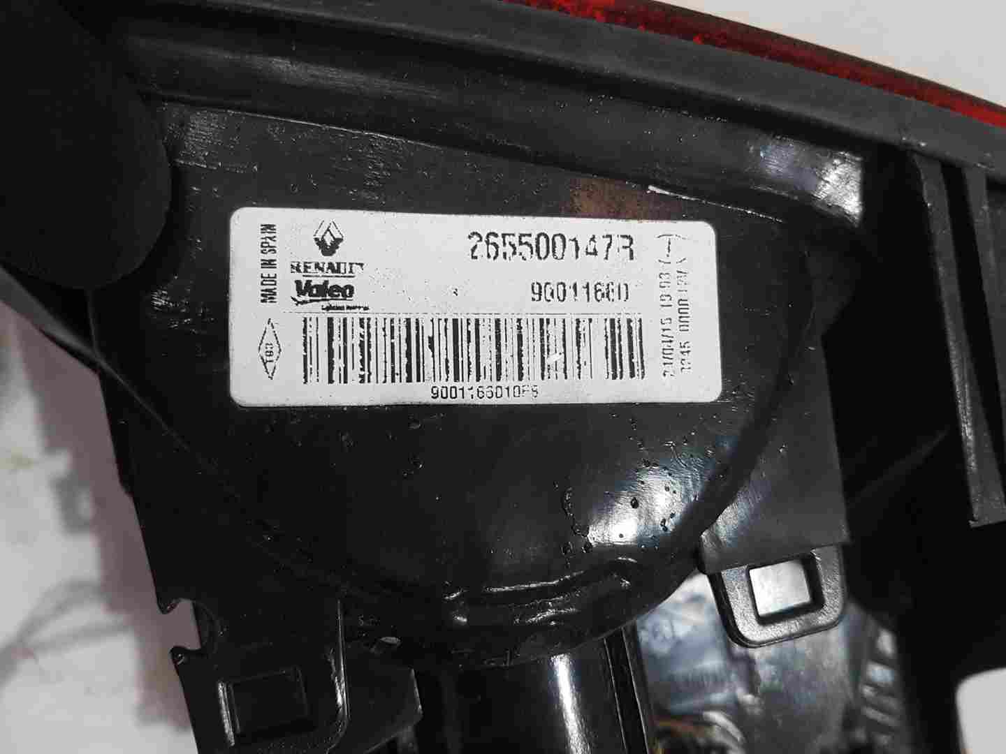 Thumb 4 Renault Megane MK3 2010-2016 Driver OSR Rear Boot Light 265500147R