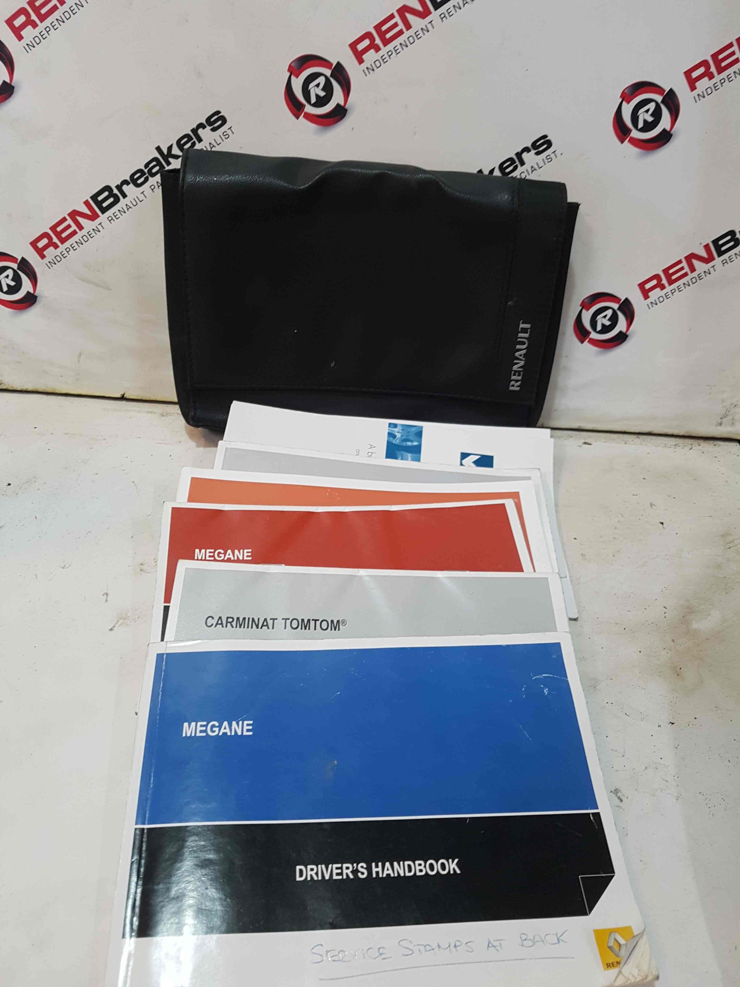 Renault Megane MK3 2010-2016 Drivers Handbook Booklet Document Wallet