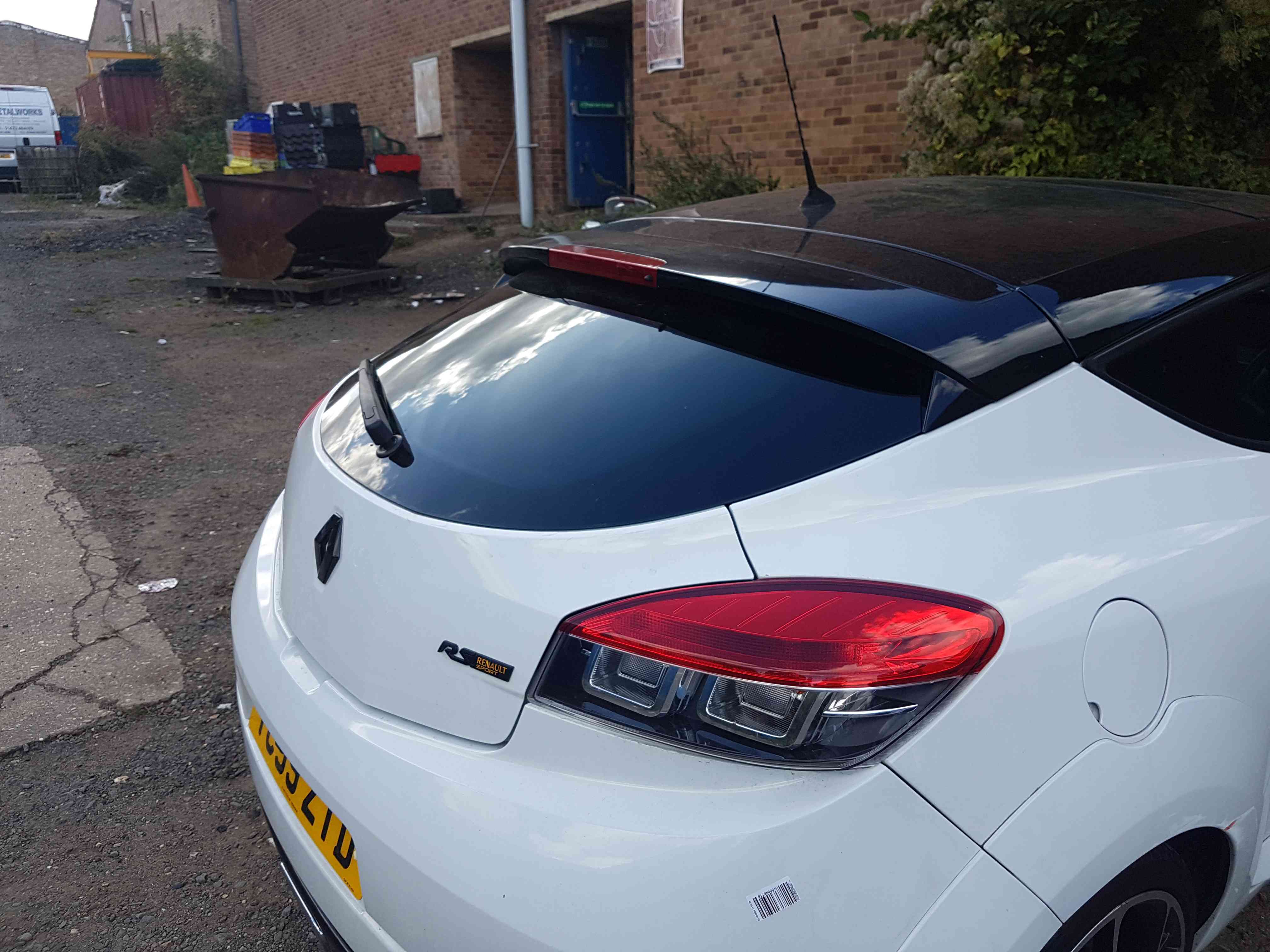 Thumb 5 Renault Megane MK3 Coupe 2008-2014 Rear Tailgate Boot White Ov369