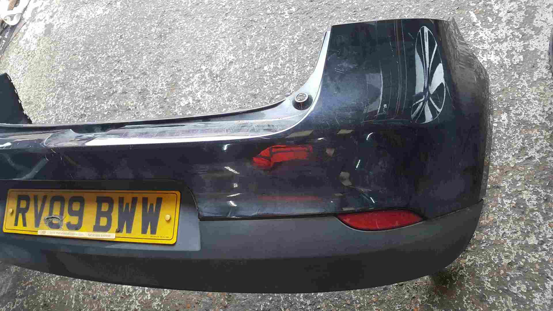 Thumb 2 Renault Megane MK3 HB 2008-2012 Rear Bumper Black 676