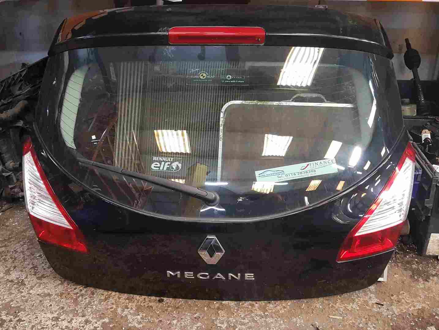 Renault Megane MK3 Hatch 2008-2014 Rear Boot Tailgate Black TEGNE