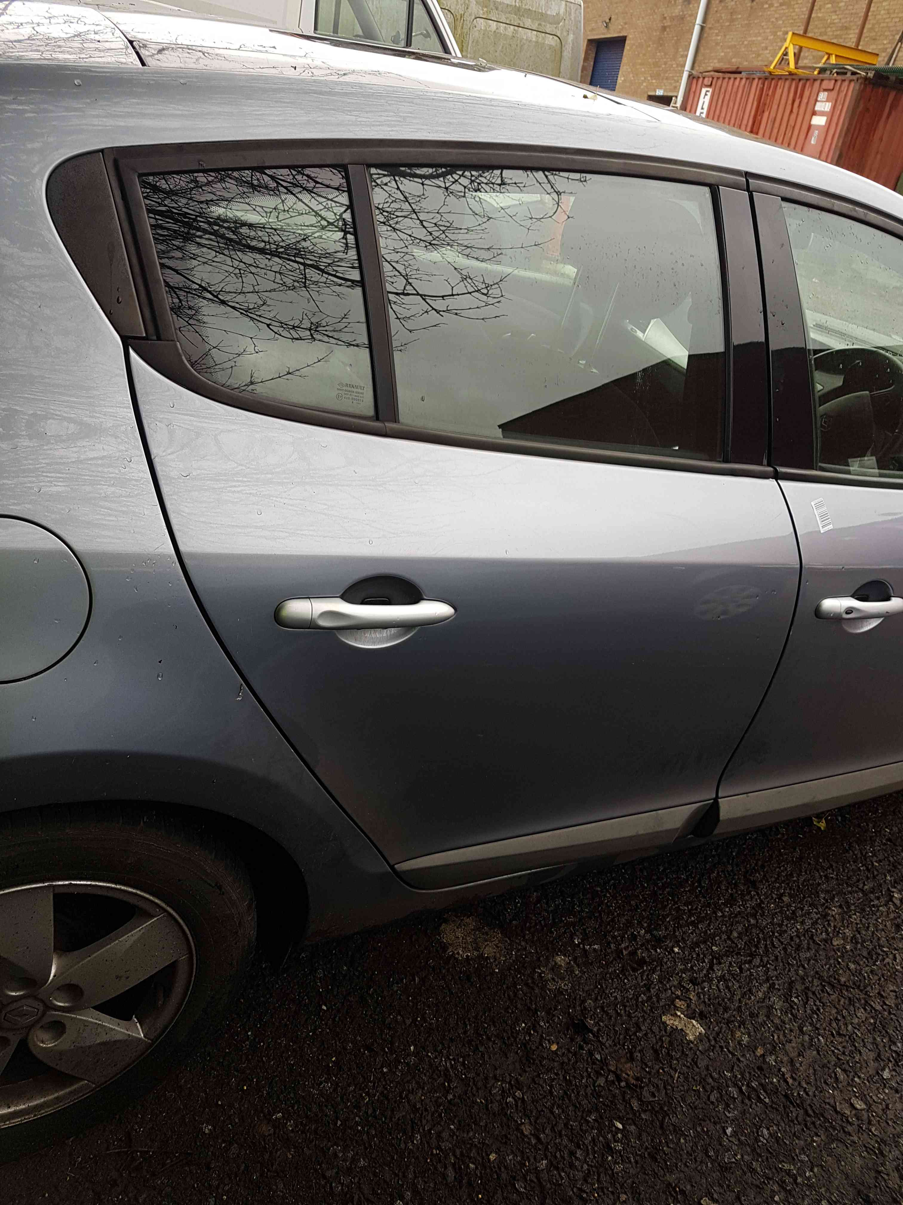 Thumb 8 Renault Megane MK3 Hatchback 2008-2014 Drivers OSR Rear Door Grey Ternr 5Dr