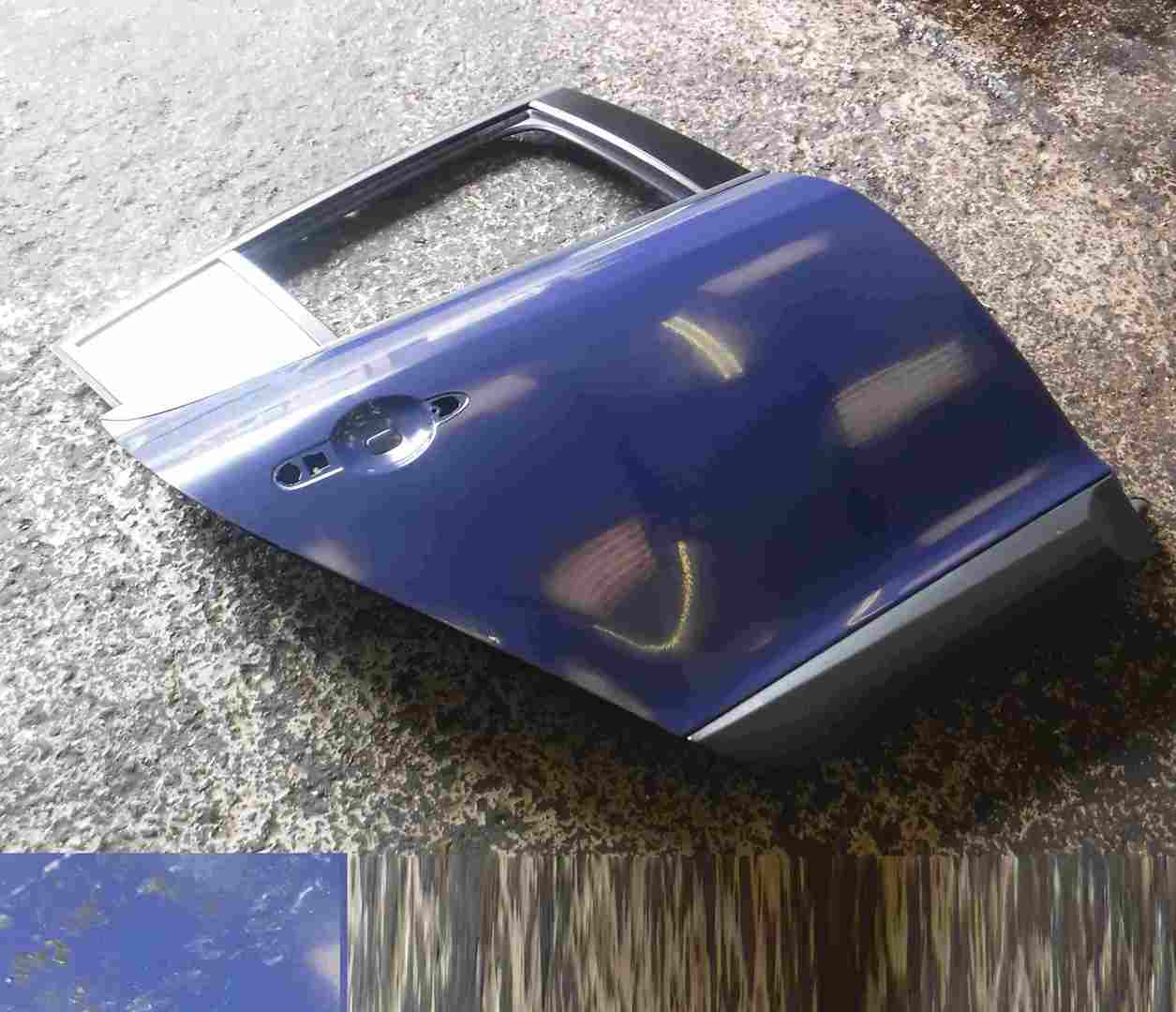 Renault Megane MK3 Hatchback 2008-2014 Drivers OSR Rear Door Blue 460