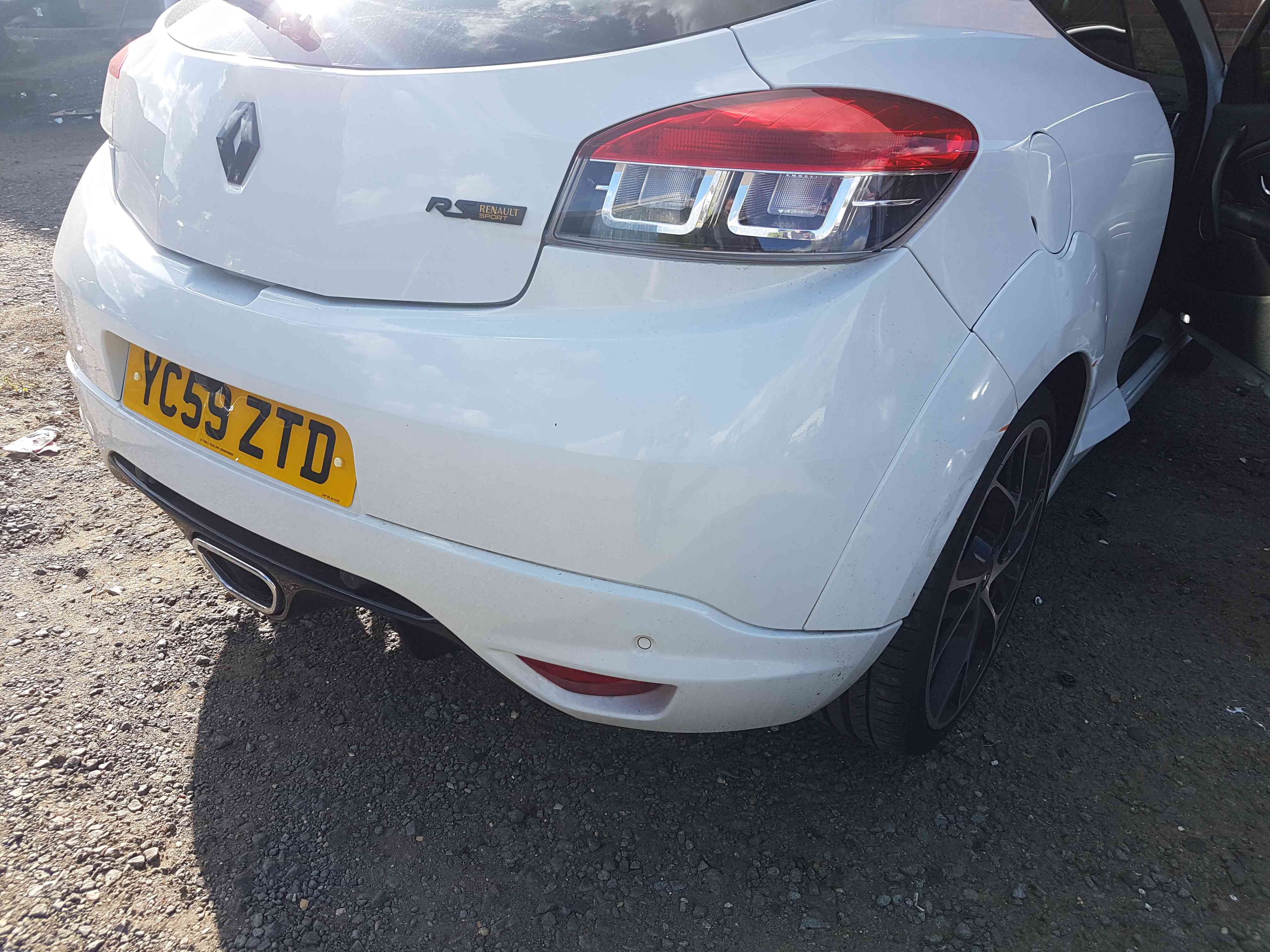 Thumb 5 Renault Megane Rs Sport 250 MK3 2008-2010 Rear Bumper White Ov369 369