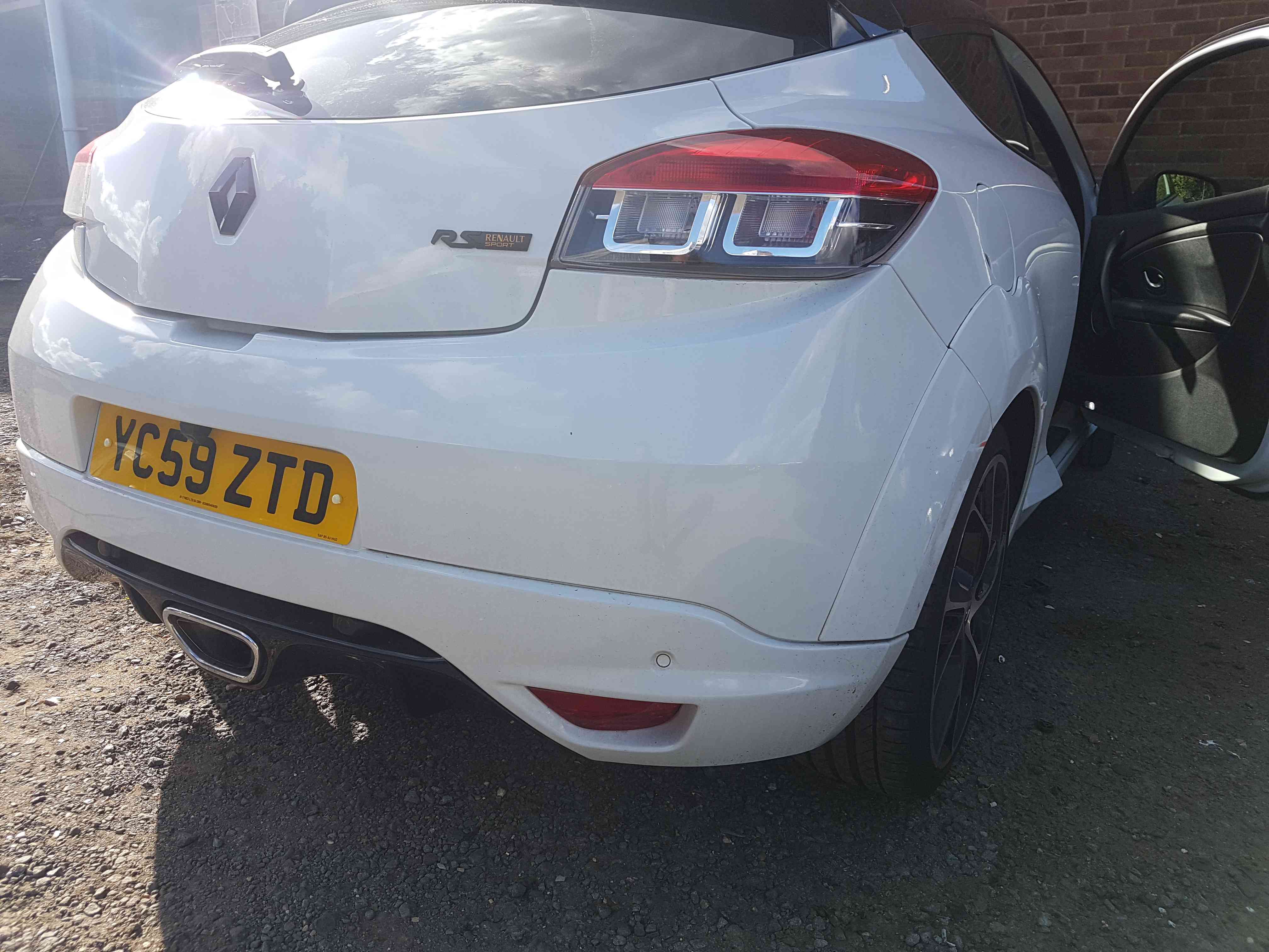 Thumb 6 Renault Megane Rs Sport 250 MK3 2008-2010 Rear Bumper White Ov369 369