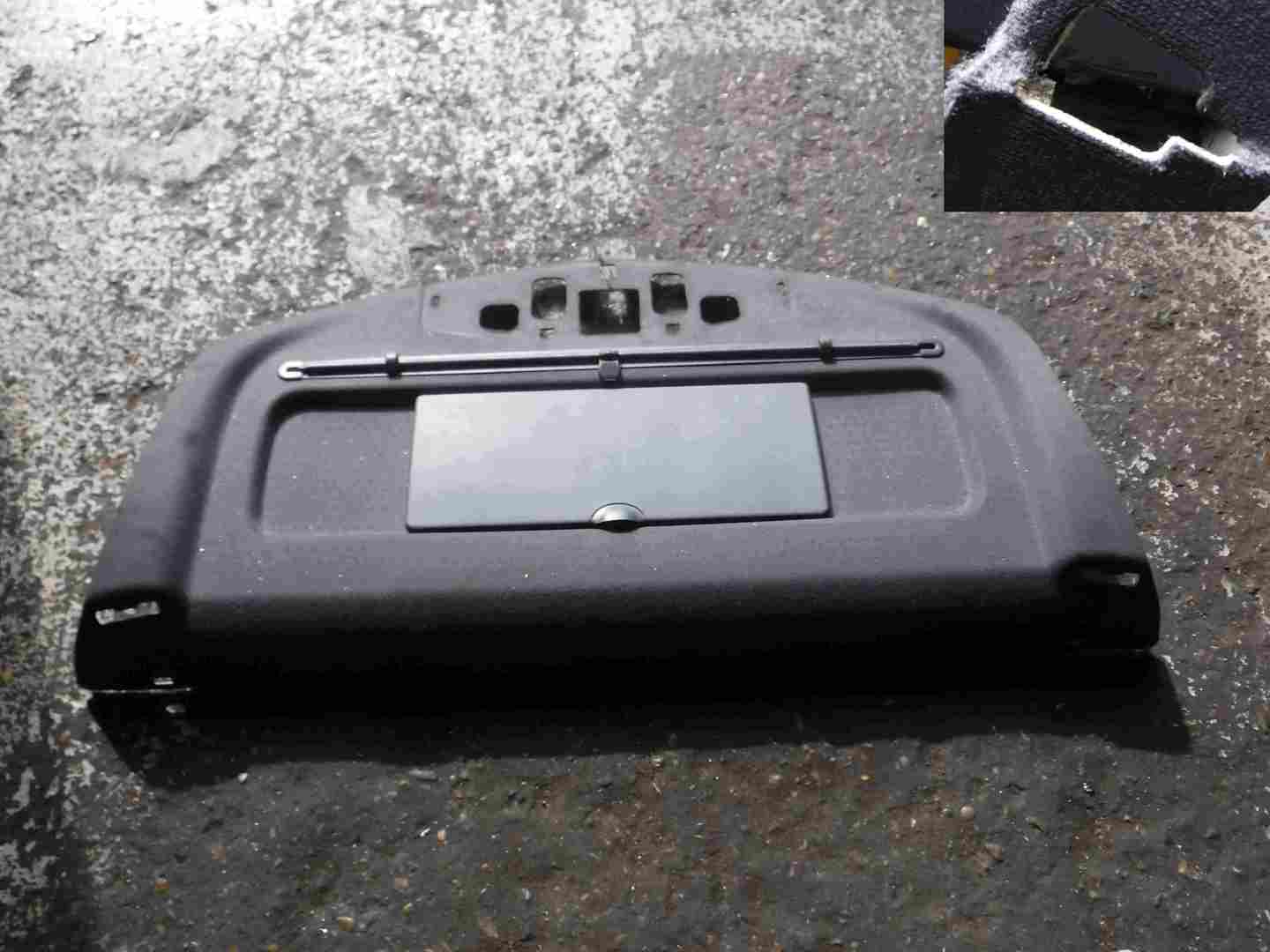 Renault Megane Saloon 2001-2008 Rear Tailgate Parcel Shelf + Blind
