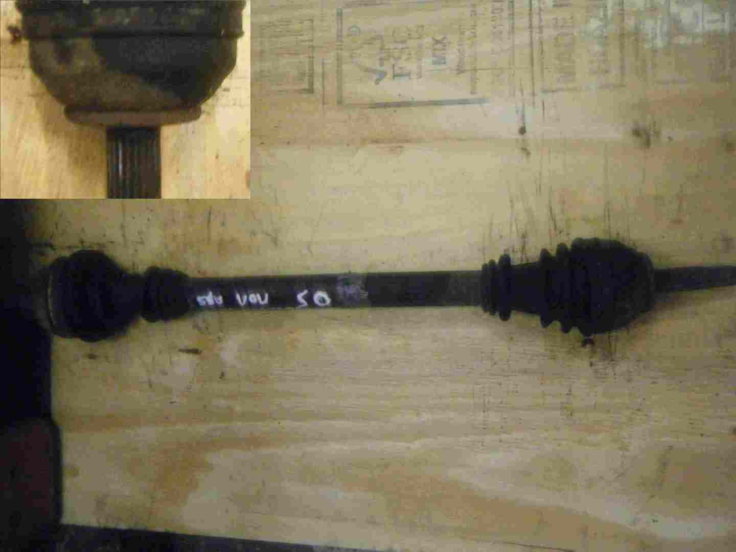 Renault Megane Scenic 1996-1999 1.6 8v Drivers OS Driveshaft Non ABS