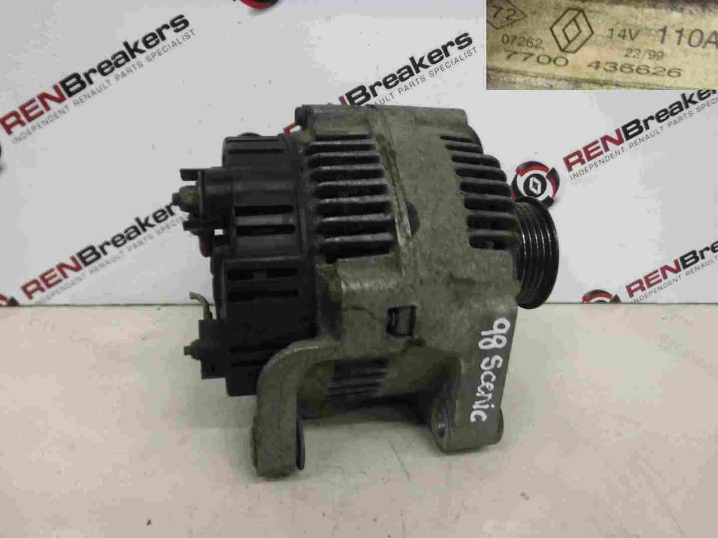 Renault Megane Scenic 1997-1999 2.0 8v Alternator