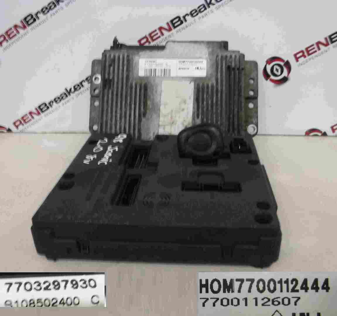 Renault Megane Scenic 1997-1999 2.0 8v ECU SET UCH BCM Immobiliser + Key Fob