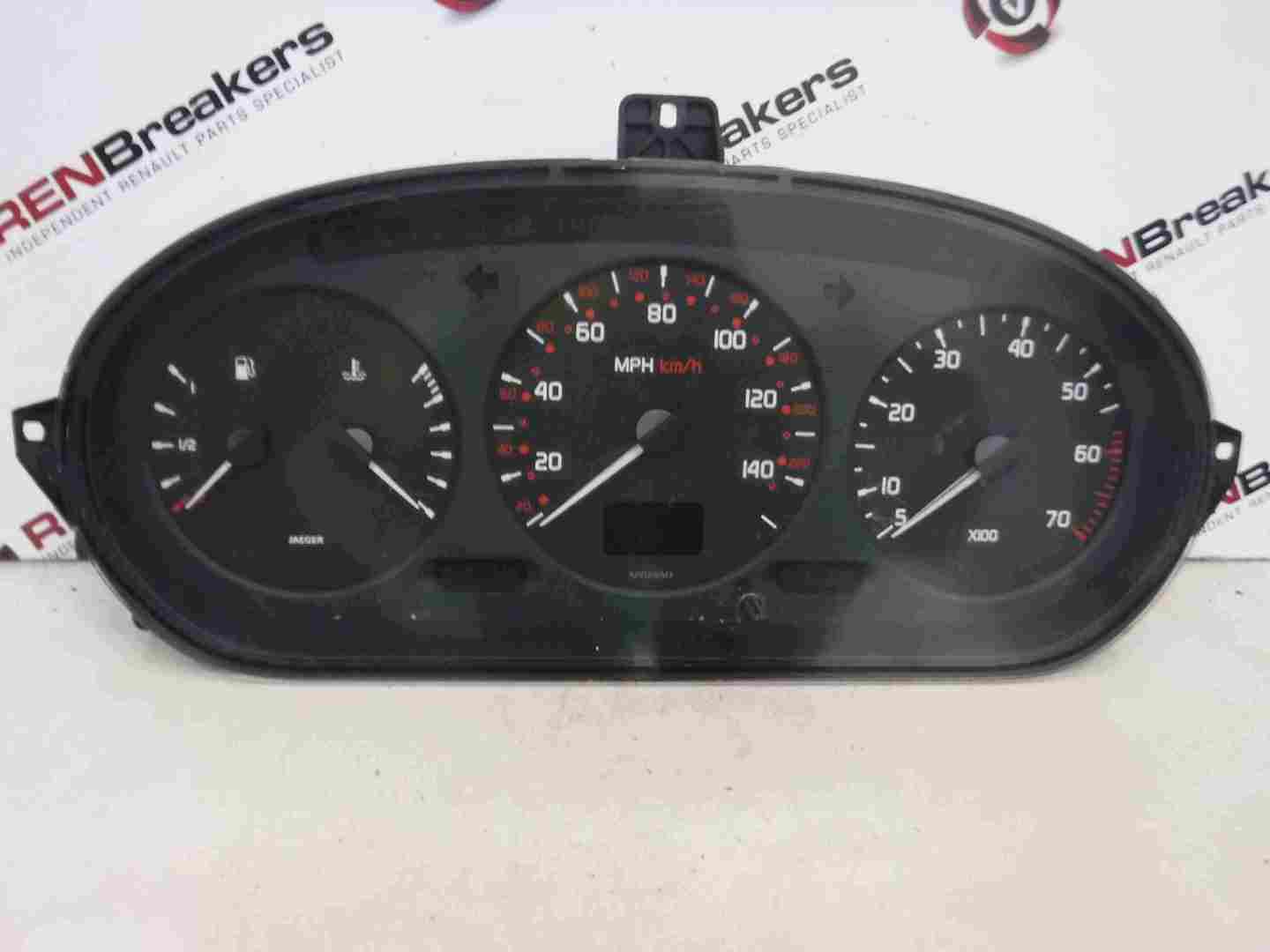 Renault Megane Scenic 1997-1999 Instrument Panel Dials Gauges Clocks 104K
