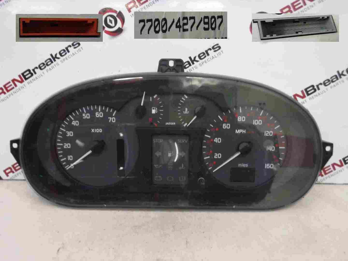 Renault Megane Scenic 1997-1999 Instrument Panel Dials Gauges Clocks 88K Auto