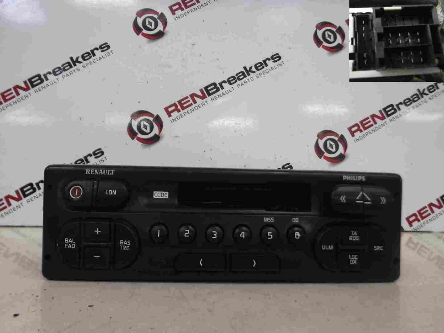 Renault Megane Scenic 1997-1999 Radio Tape Casette Player + Code