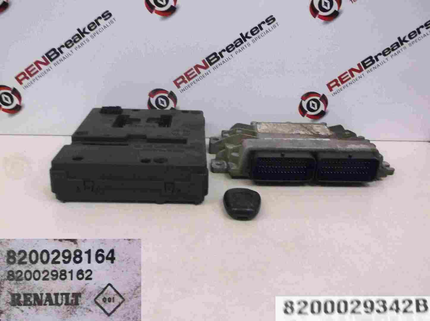 Renault Megane Scenic 1999-2003 1.6 16v ECU Set BCM UCH Immobilizer   Key