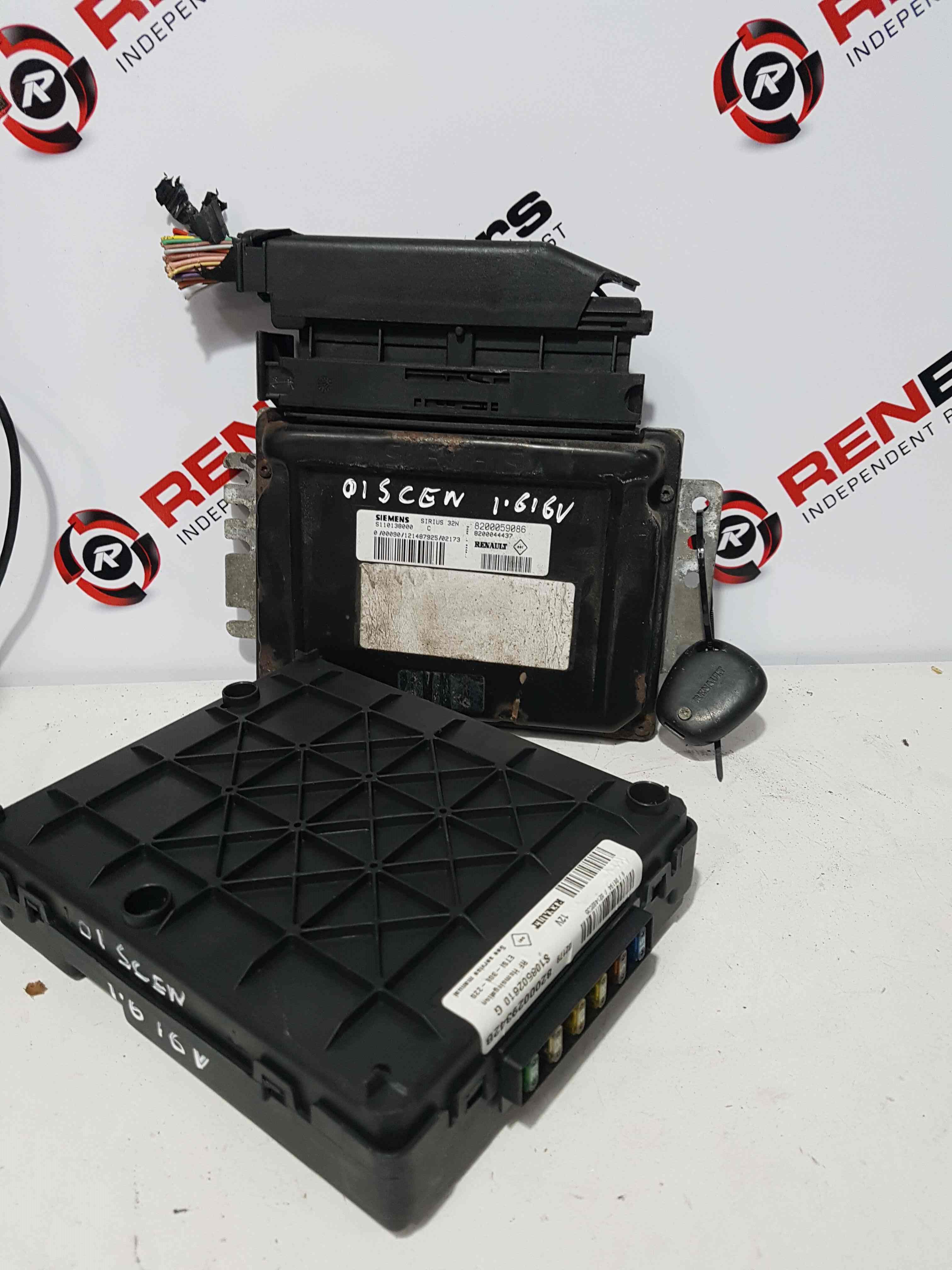 Thumb 2 Renault Megane Scenic 1999-2003 1.6 16V ECU Set UCH Immobiliser   KEY Fob