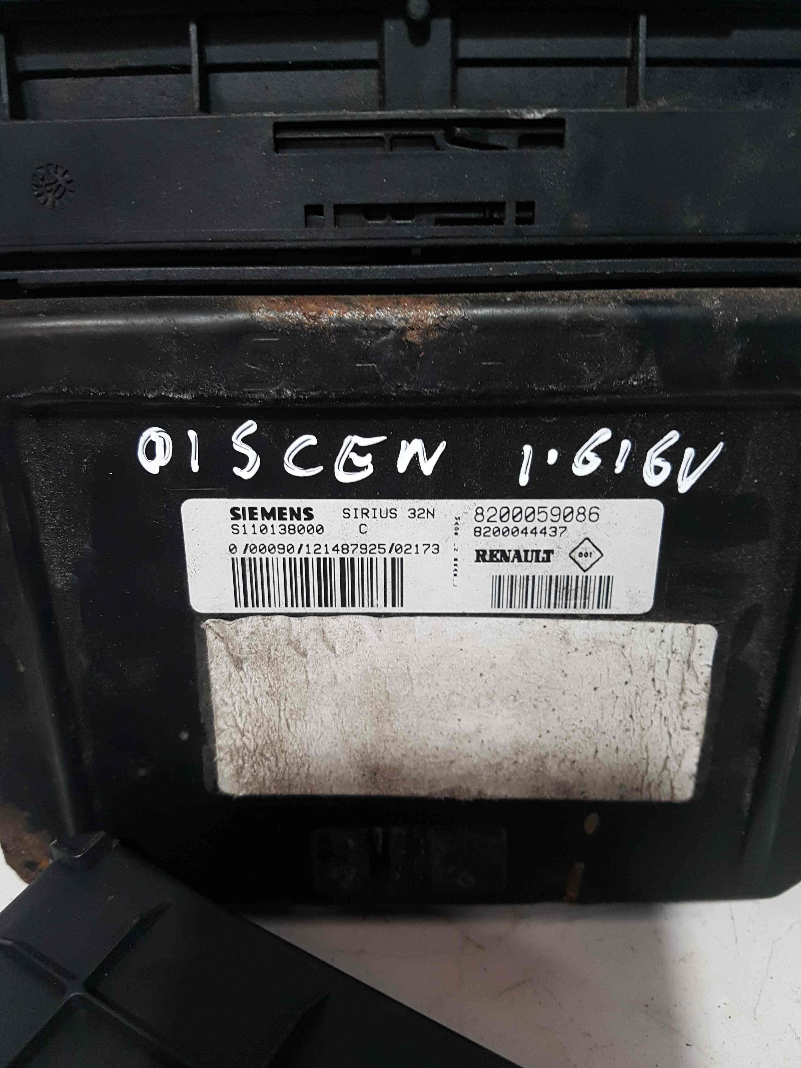 Thumb 4 Renault Megane Scenic 1999-2003 1.6 16V ECU Set UCH Immobiliser   KEY Fob