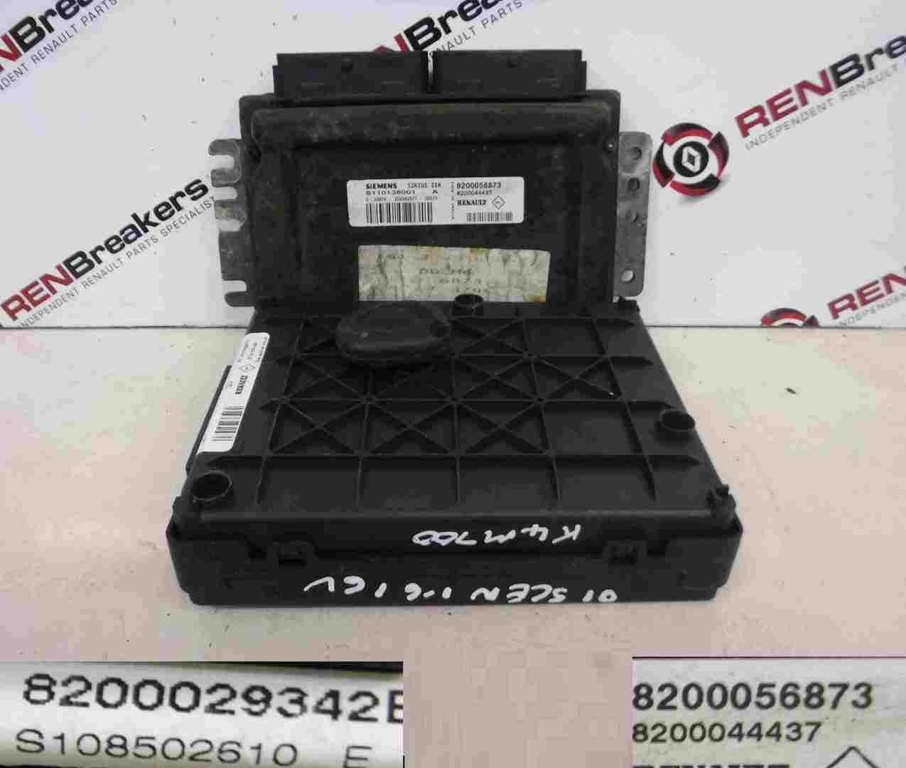 Renault Megane Scenic 1999-2003 1.6 16v ECU SET UCH Immobiliser + Key Fob