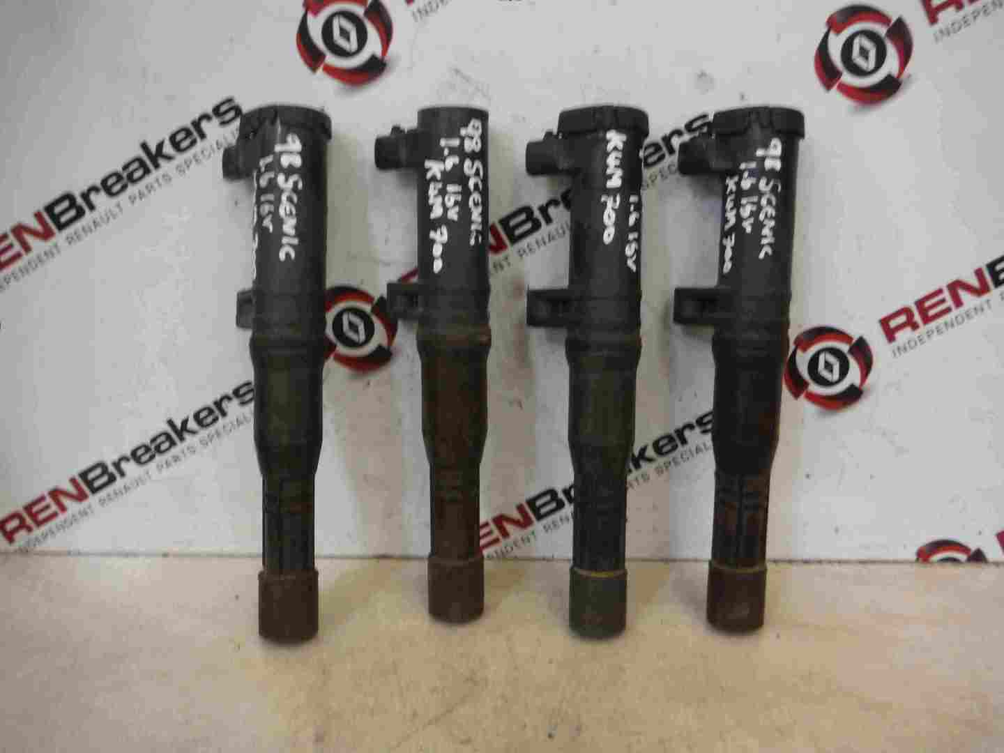 Renault Megane Scenic 1999-2003 1.6 16v Ignition Coil Pack Pencil Set X4 1