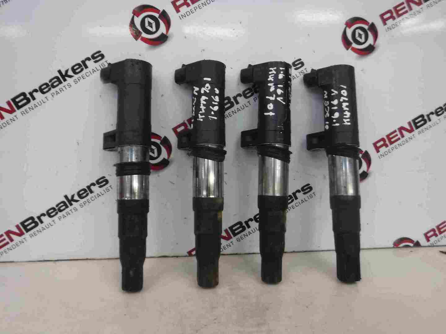 Renault Megane Scenic 1999-2003 1.6 16v Ignition Coil Pack Pencil Set X4