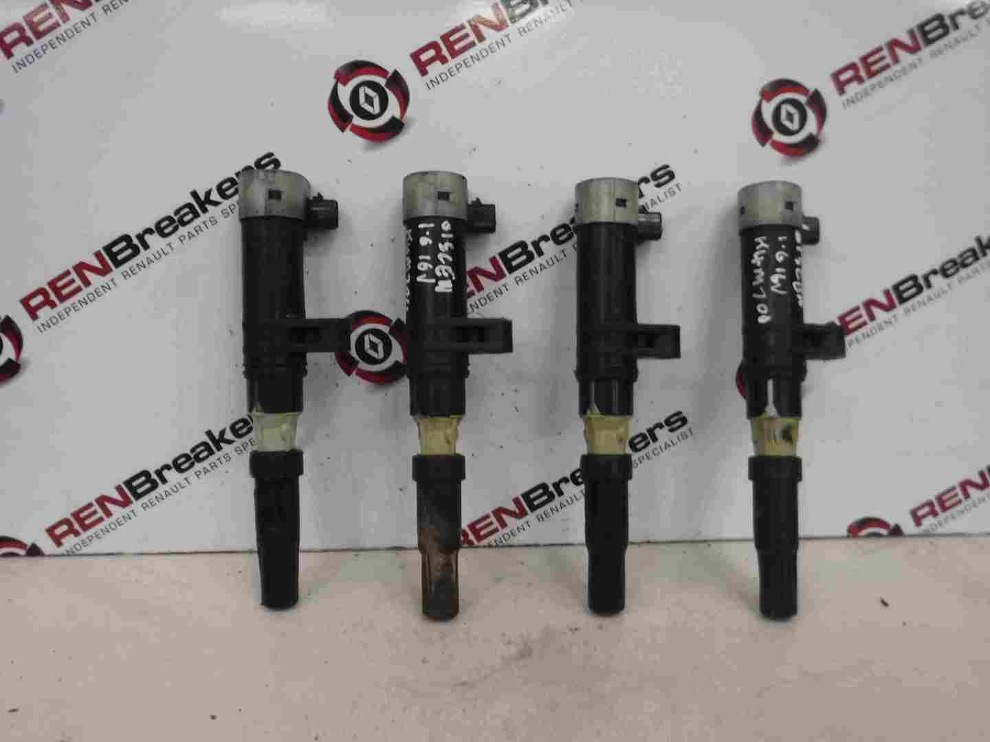 Renault Megane Scenic 1999-2003 1.6 16v Ignition Coil Pencil X4 Set