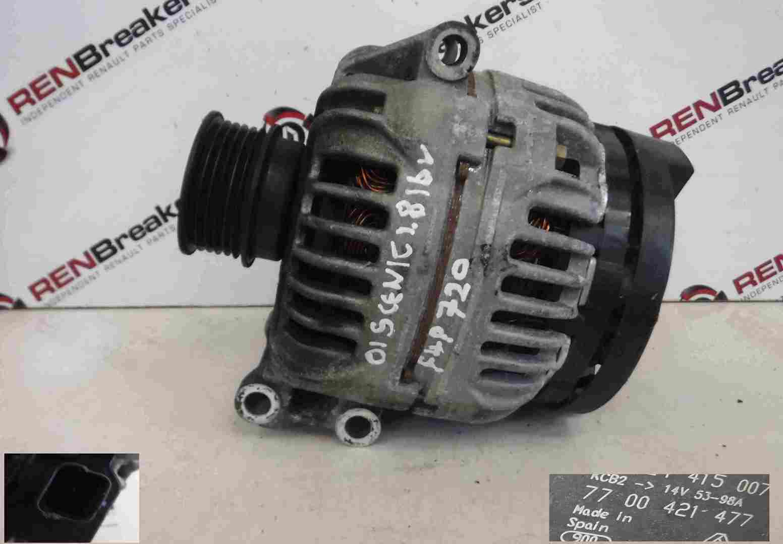 Renault Megane Scenic 1999-2003 1.8 16v Alternator