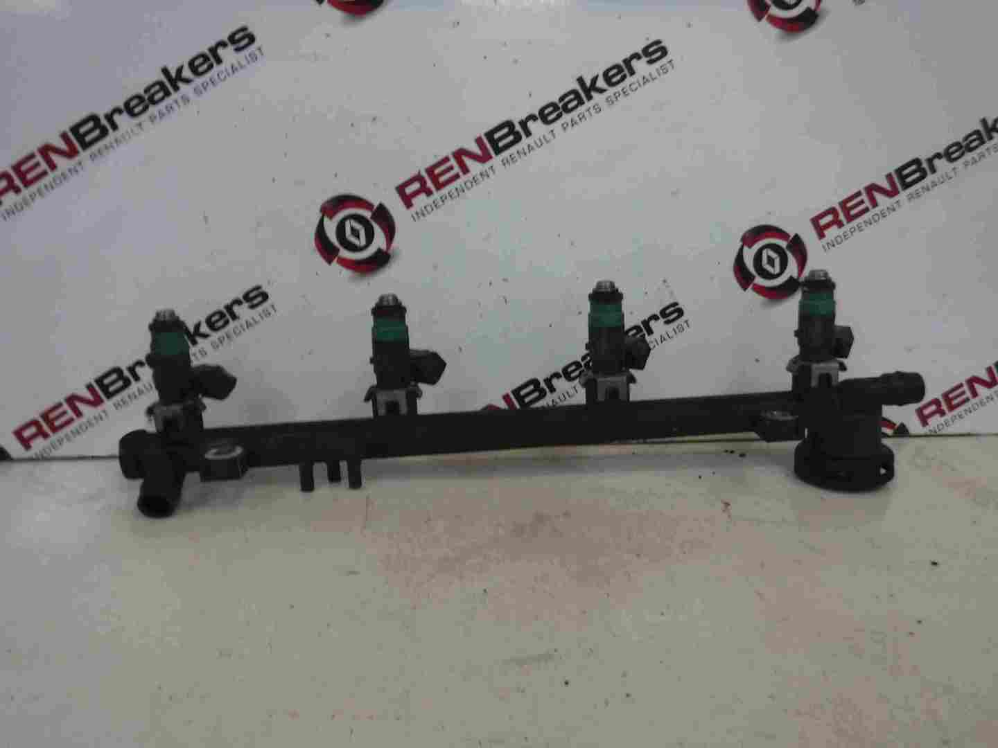 Renault Megane Scenic 1999-2003 1.8 16v Fuel Injectors X4 Set + Rail F4P 720