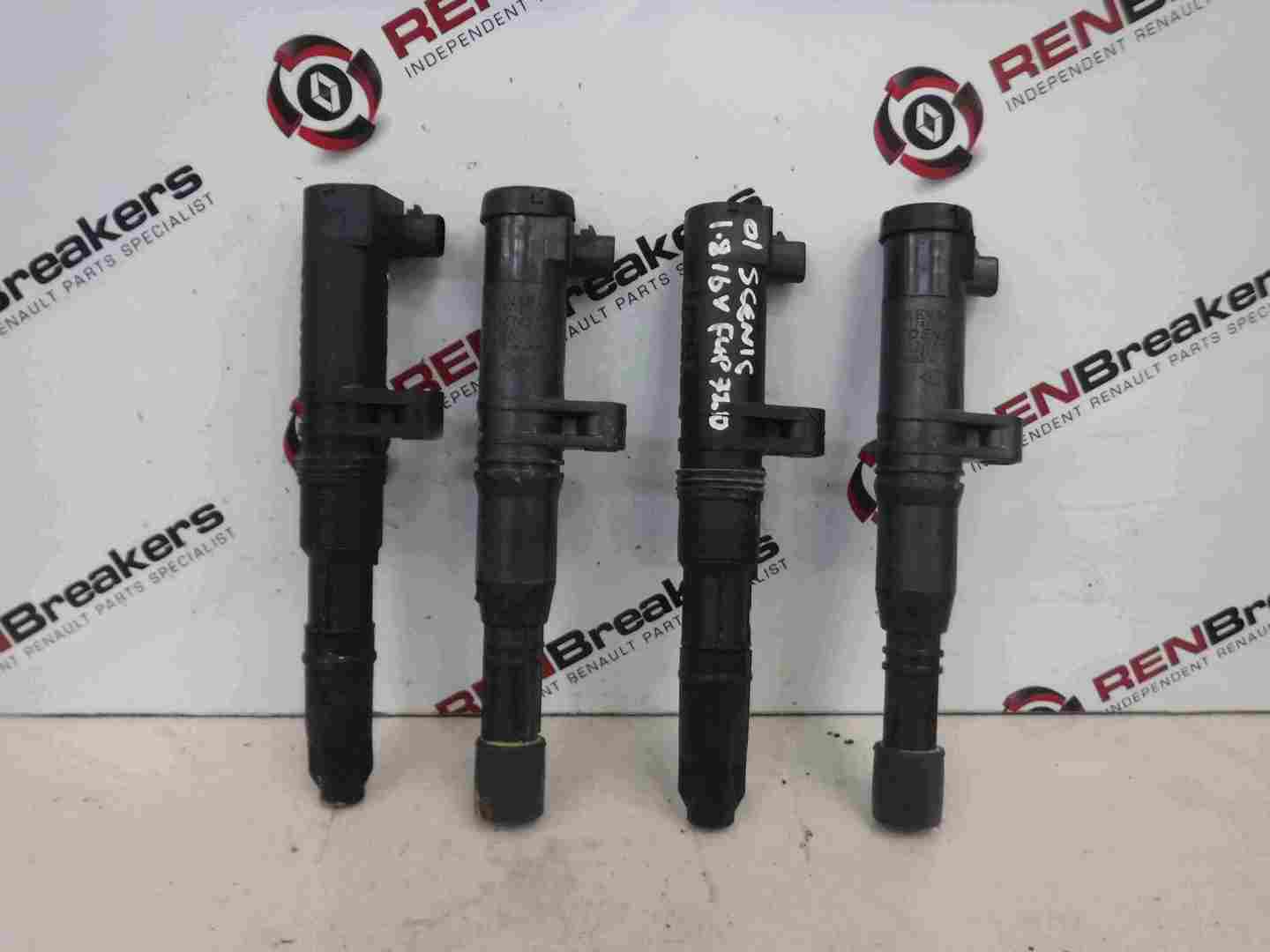 Renault Megane Scenic 1999-2003 1.8 16v Ignition Coil Pack Pencil X4 Set