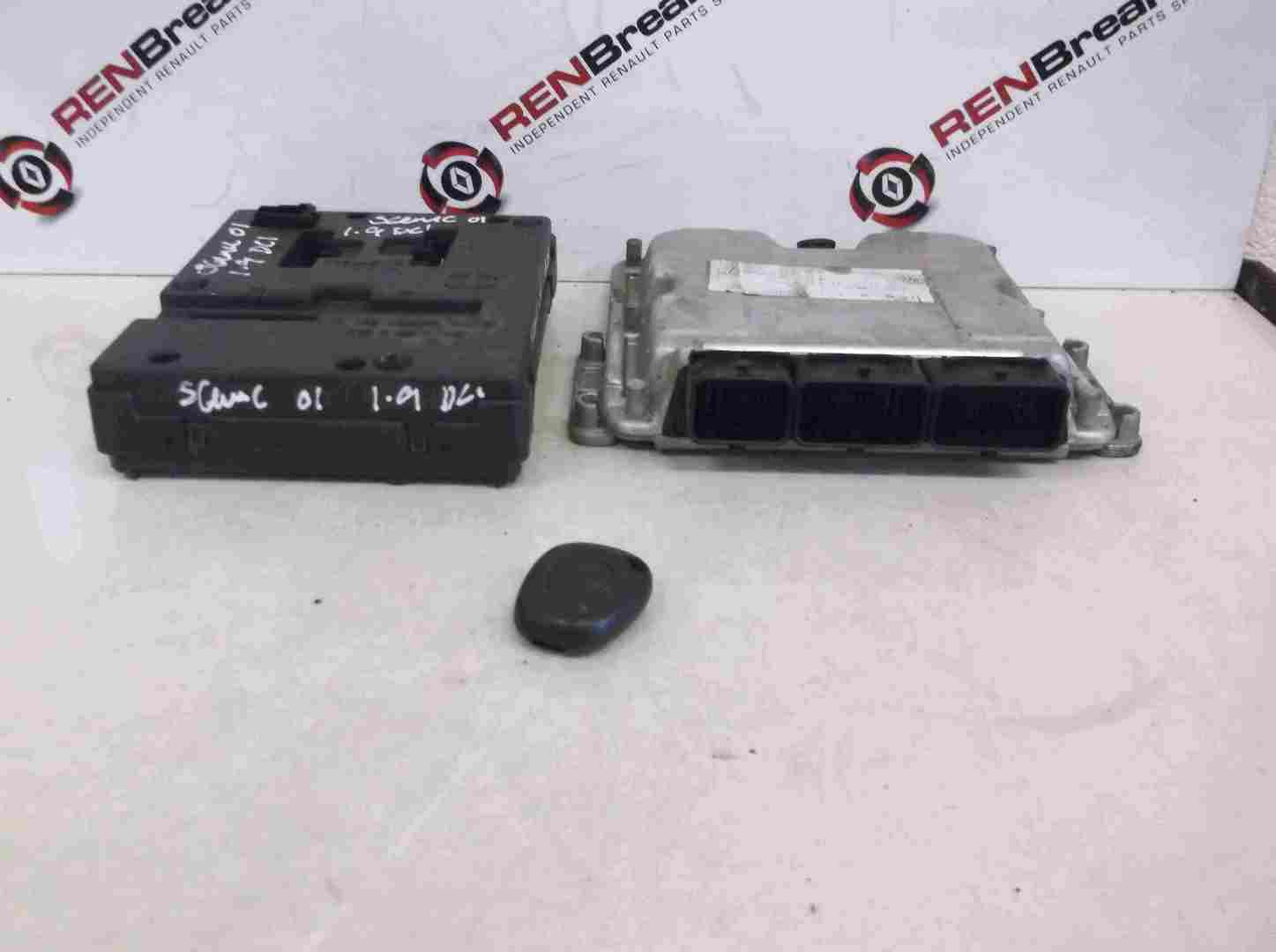 Renault Megane Scenic 1999-2003 1.9 dCi ECU SET UCH BCM Immobiliser   Key Fob