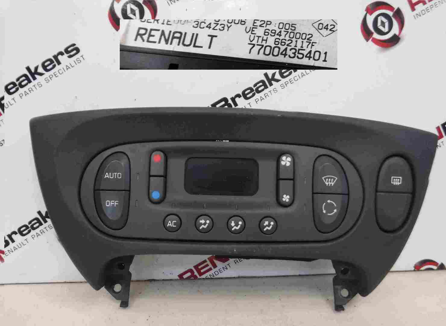 Renault Megane Scenic 1999-2003 Digital Heater Controls Climate Control