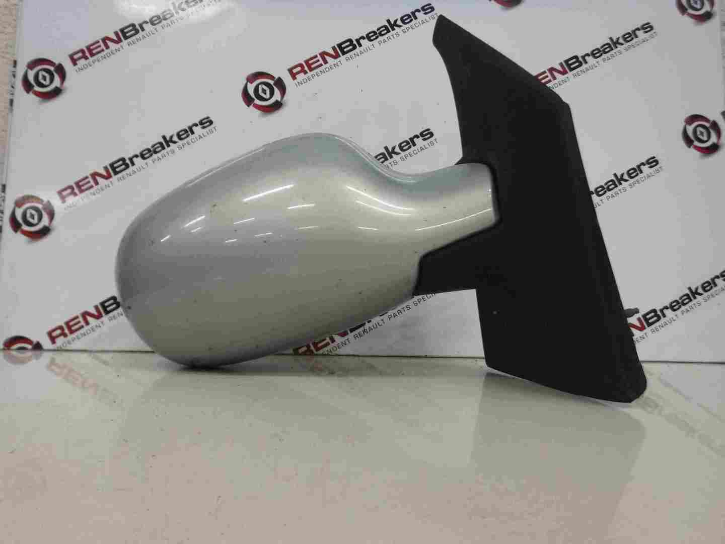 Renault Megane Scenic 1999-2003 Drivers OS Wing Mirror Silver 632