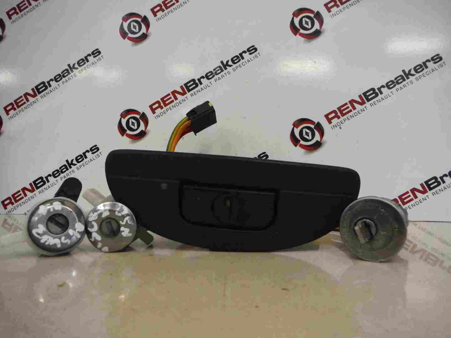Renault Megane Scenic 1999-2003 Ignition Barrel Door Lock Set Kit Boot   2 Keys