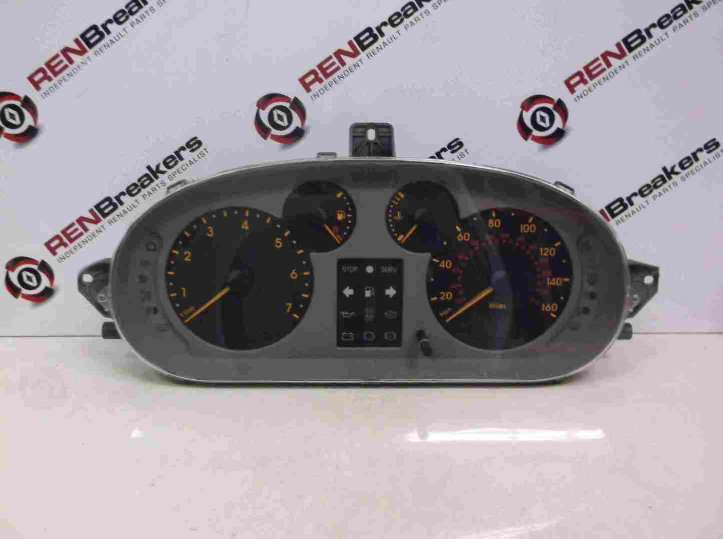 Renault Megane Scenic 1999-2003 Instrument Panel Dials Clocks Gauges Orange