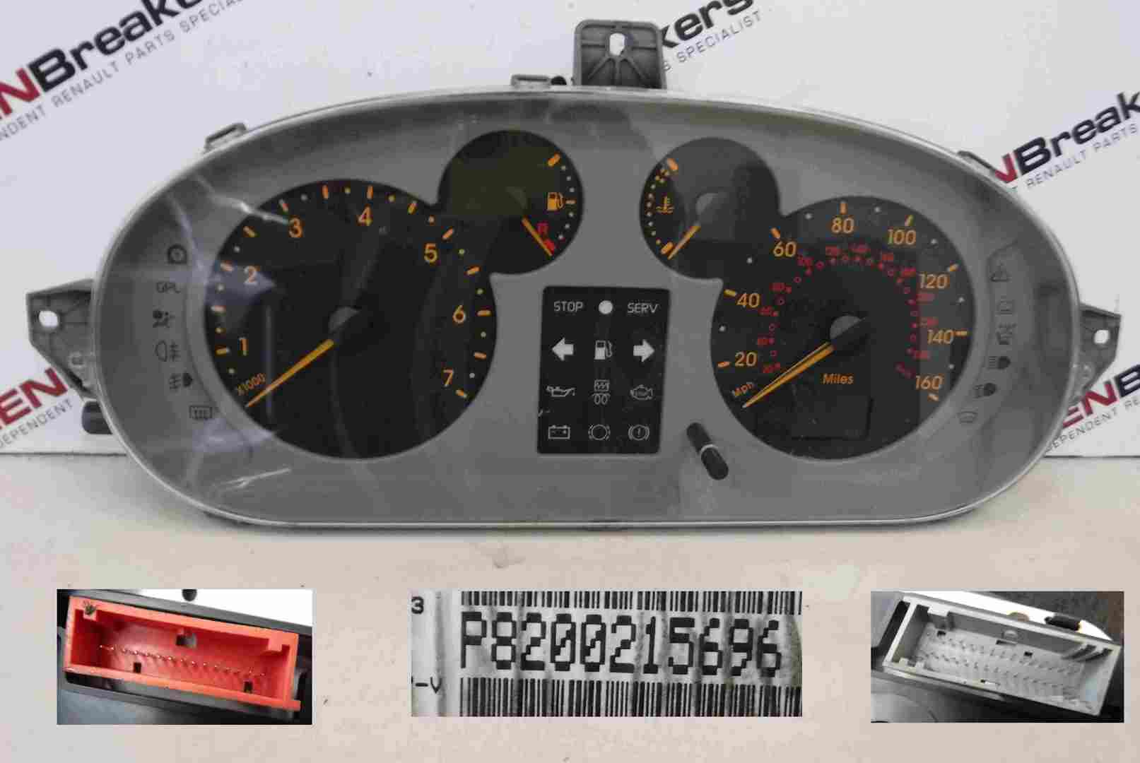 Renault Megane Scenic 1999-2003 Instrument Panel Dials Gauges Speedo Clocks 86K