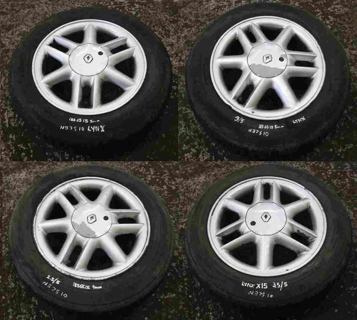 Renault Megane Scenic 1999-2003 Lynx Alloy Wheel Set X4