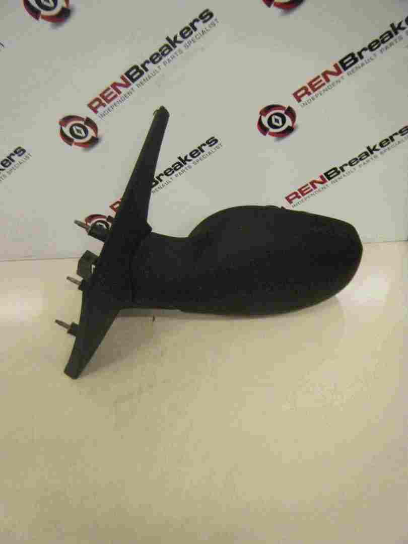 Renault Megane Scenic 1999-2003 Passenger NS Wing Mirror Electric Plain Black