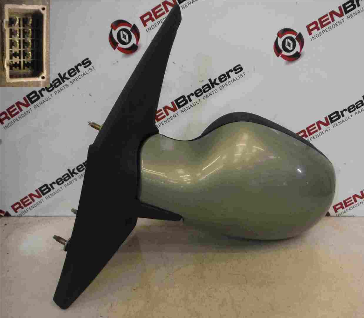 Renault Megane Scenic 1999-2003 Passenger NS Wing Mirror Green NV191