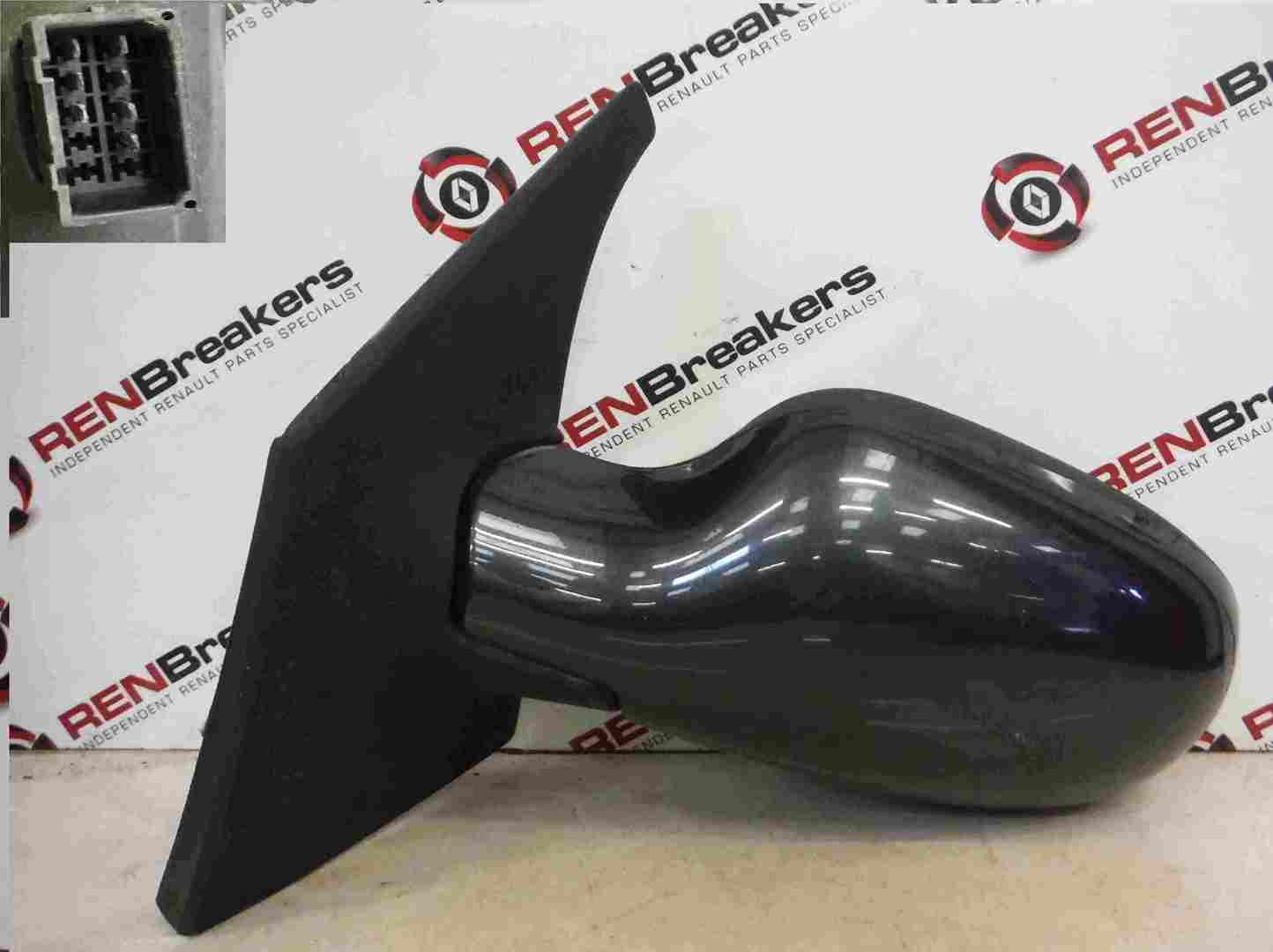 Renault Megane Scenic 1999-2003 Passenger NS Wing Mirror Grey TEB66