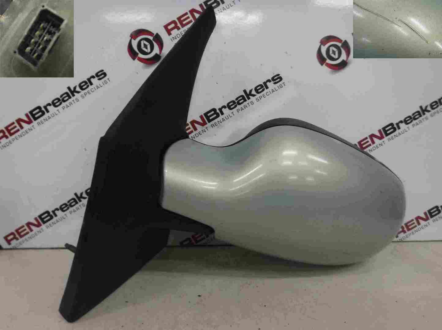 Renault Megane Scenic 1999-2003 Passenger NS Wing Mirror Silver 632