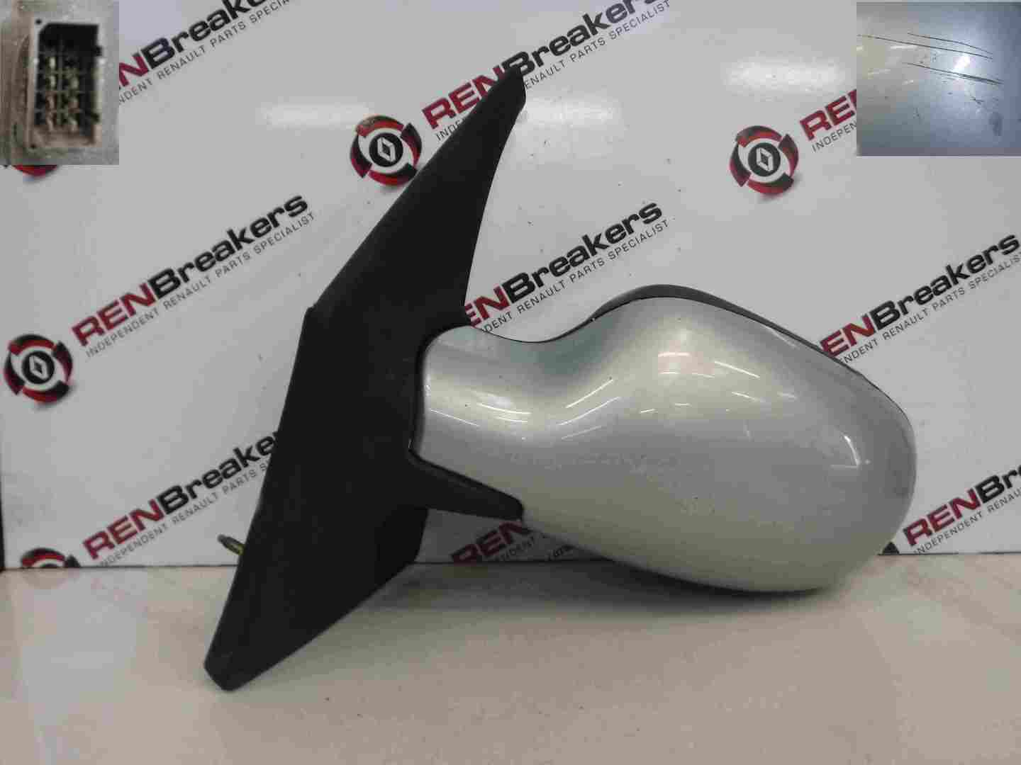 Renault Megane Scenic 1999-2003 Passenger NS Wing Mirror Silver 632