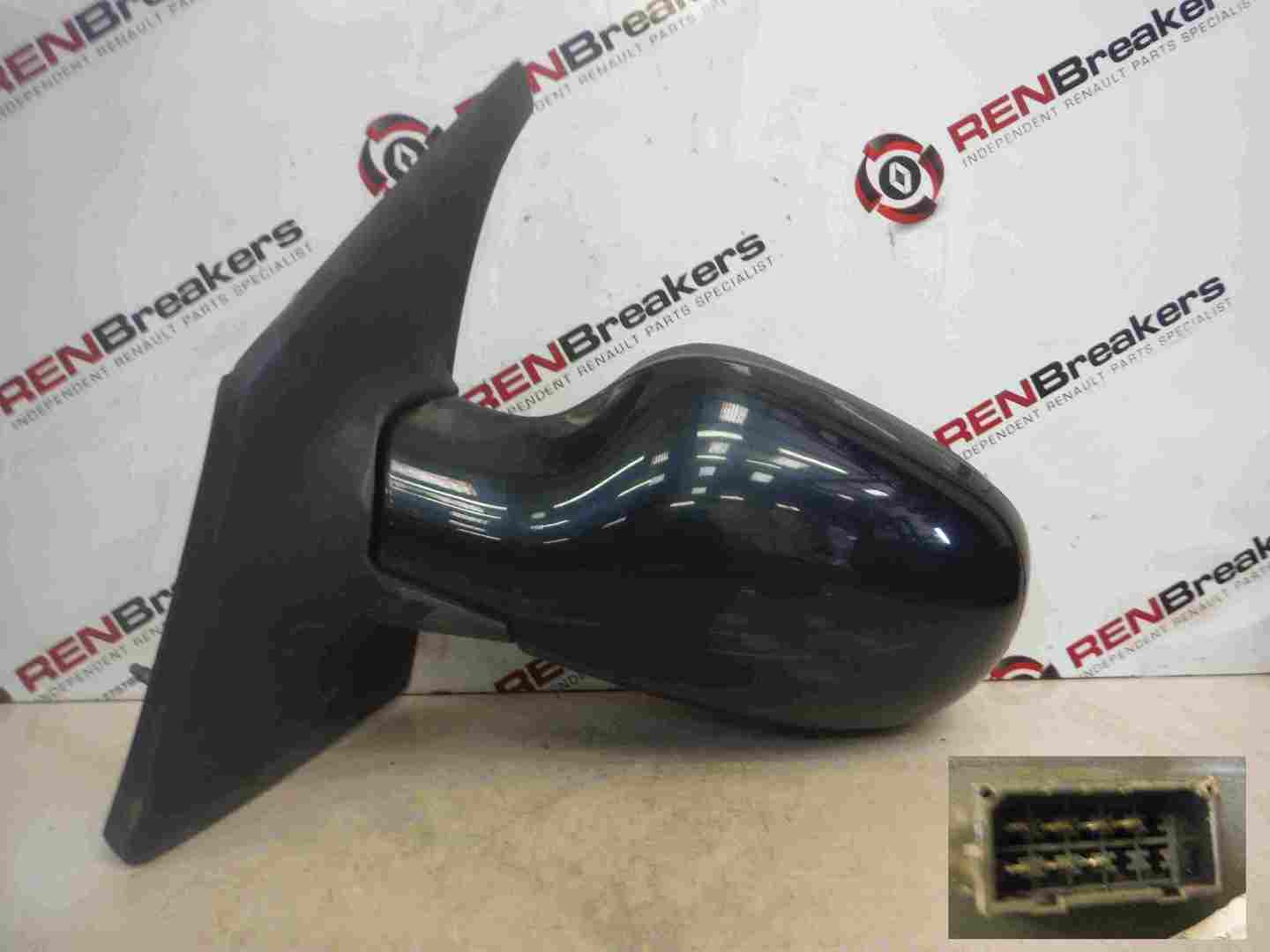 Renault Megane Scenic 1999-2003 Passenger NSF Wing Mirror Green 903