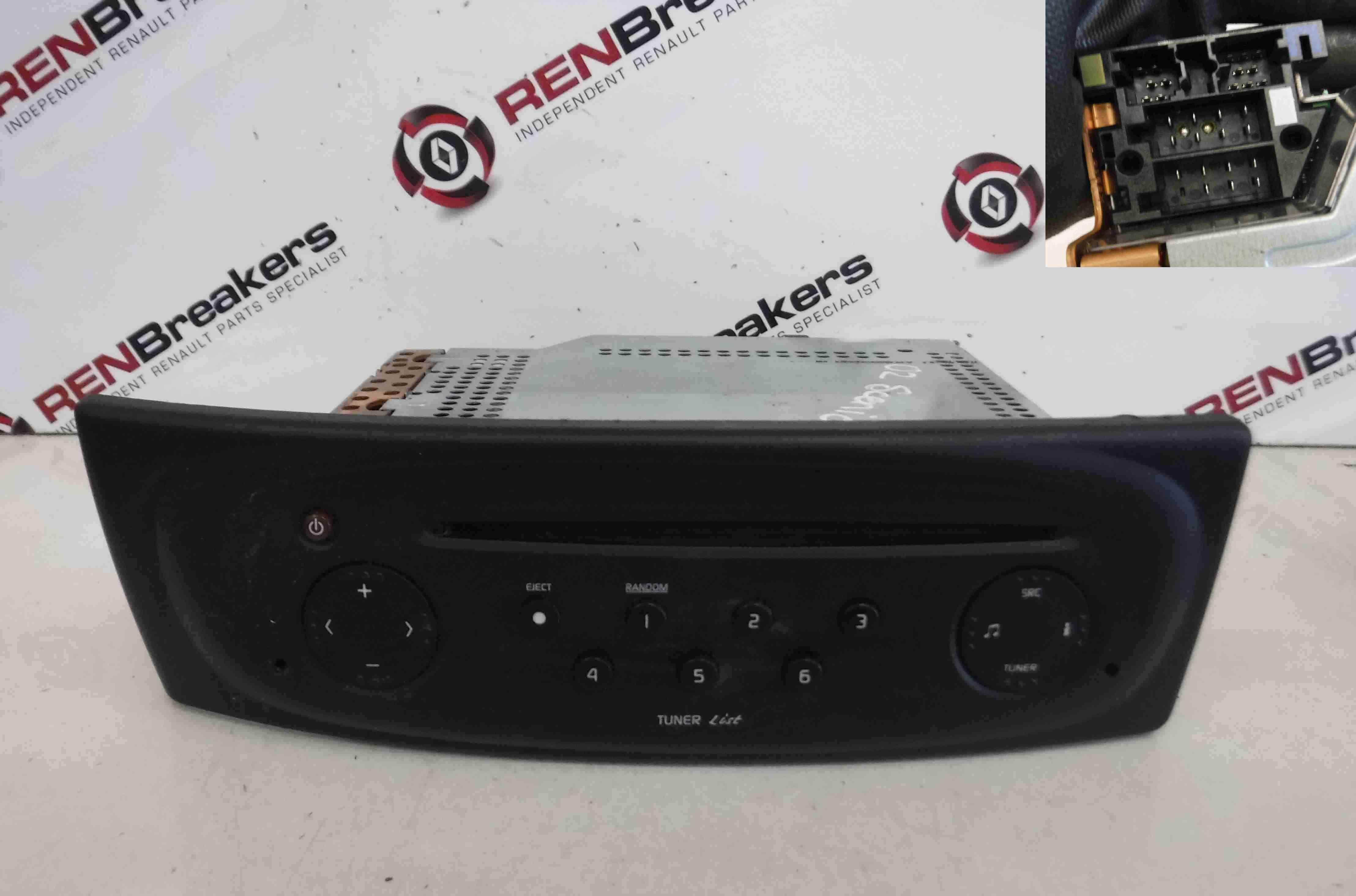 Renault Megane Scenic 19992003 CD Player Tuner List Radio