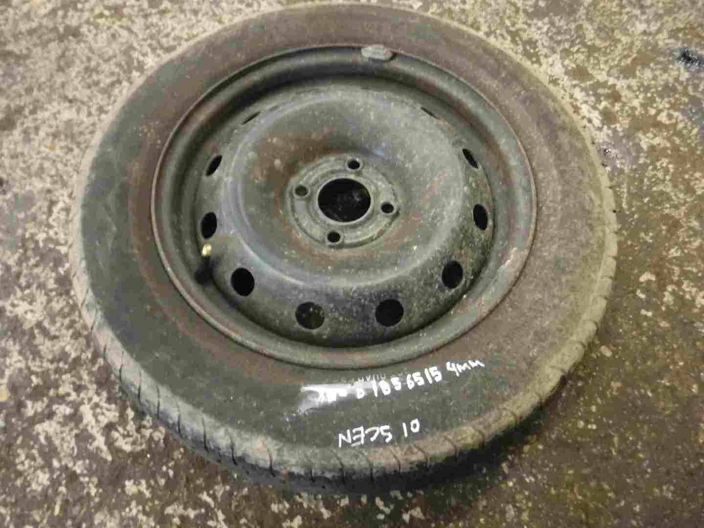 Renault Megane Scenic 1999-2003 Steel Wheel Rim + Tyre 185 65 15 4mm Tread