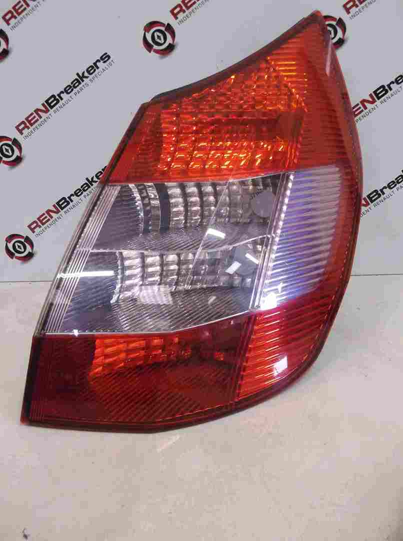 Renault Megane Scenic 2003-2006 Drivers OSR Rear Light Pink Lens 8200127702