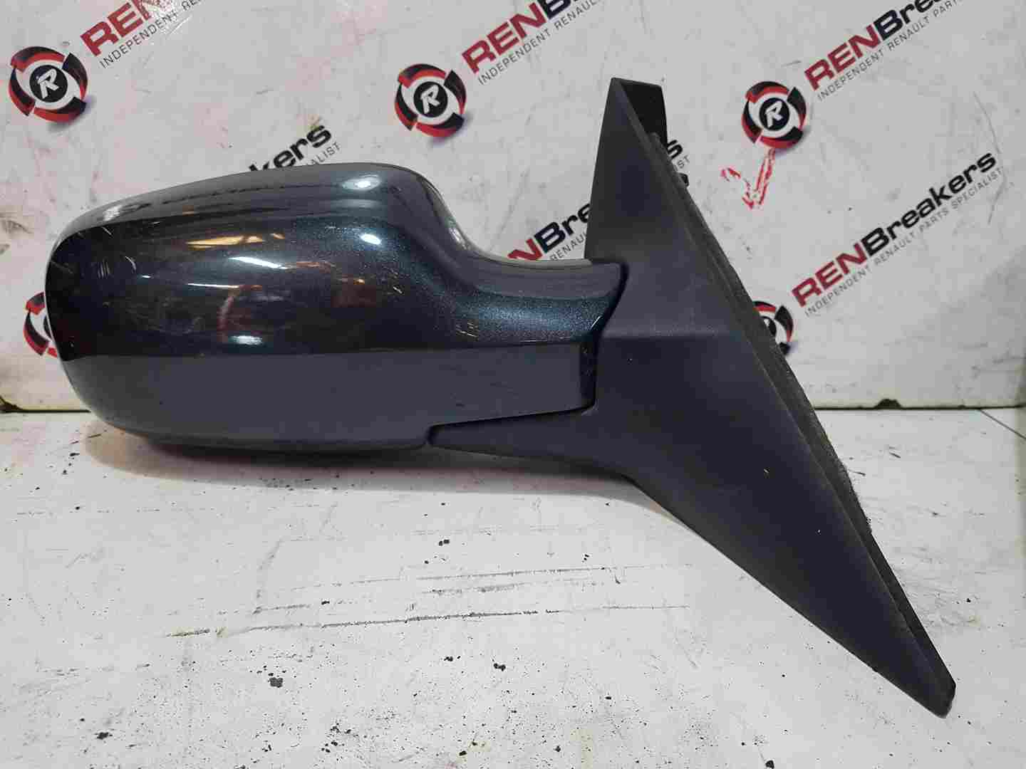 Renault Megane Scenic 2003-2009  Drivers Os Wing Mirror Grey Teb66
