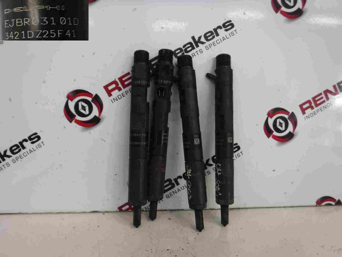 Renault Megane Scenic 2003-2009 1.5 dCi Diesel Injectors Set X4