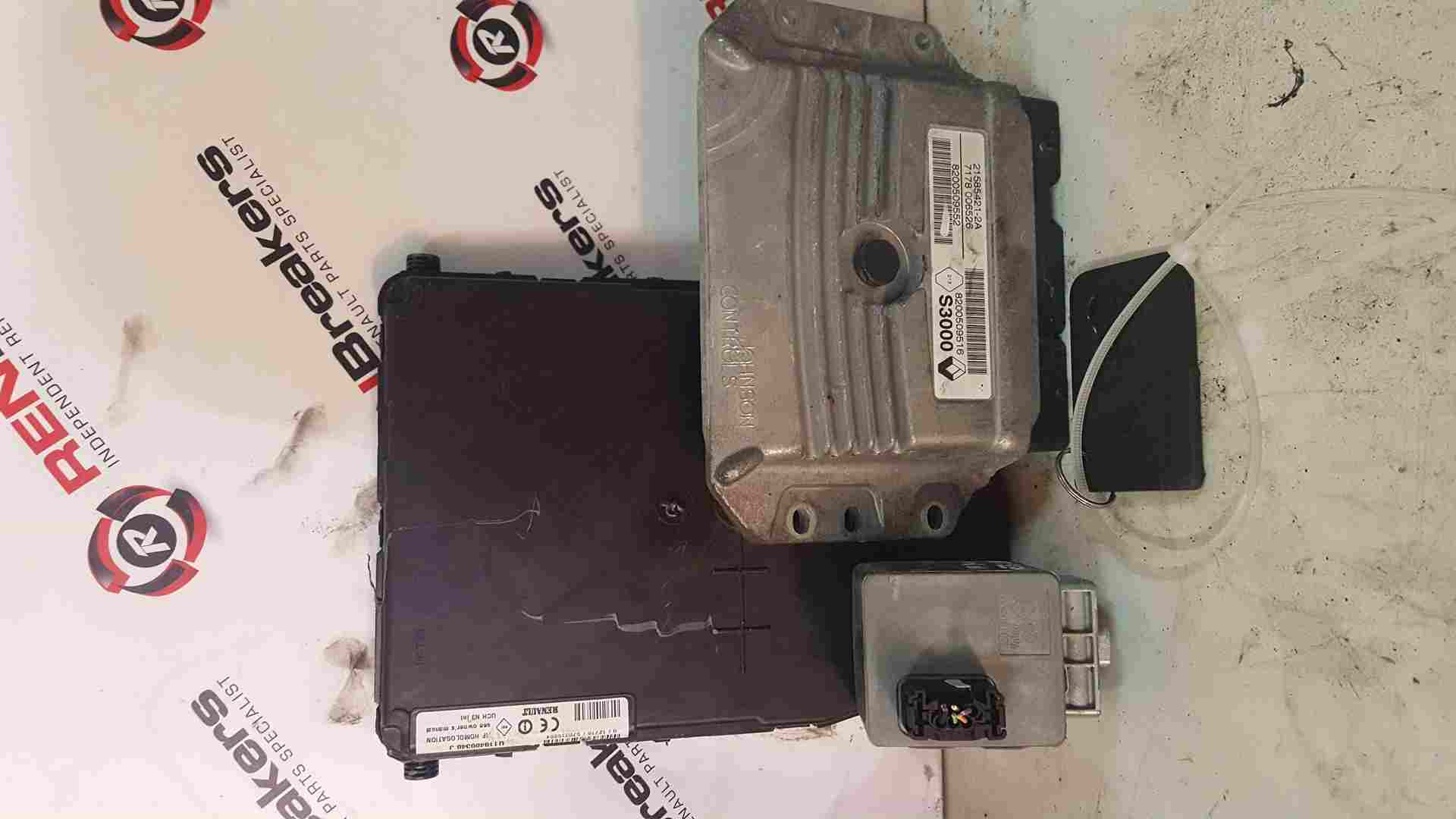 Thumb 5 Renault Megane Scenic 2003-2009 1.6 16V Auto ECU Set UCH Bcm Immobiliser + Card