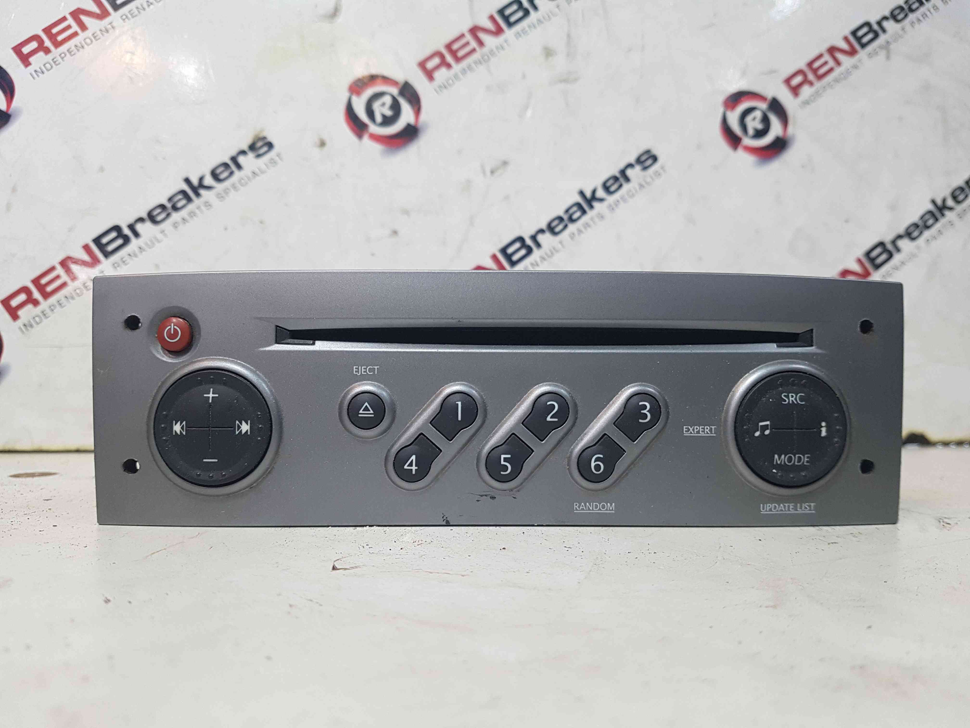 Renault Megane Scenic 2003-2009 Cd Player Radio Update List + Code 8200562686