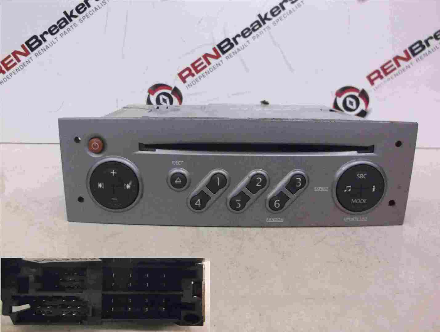 Renault Megane Scenic 2003-2009 Cd Player Radio Update List + Code 8200562686